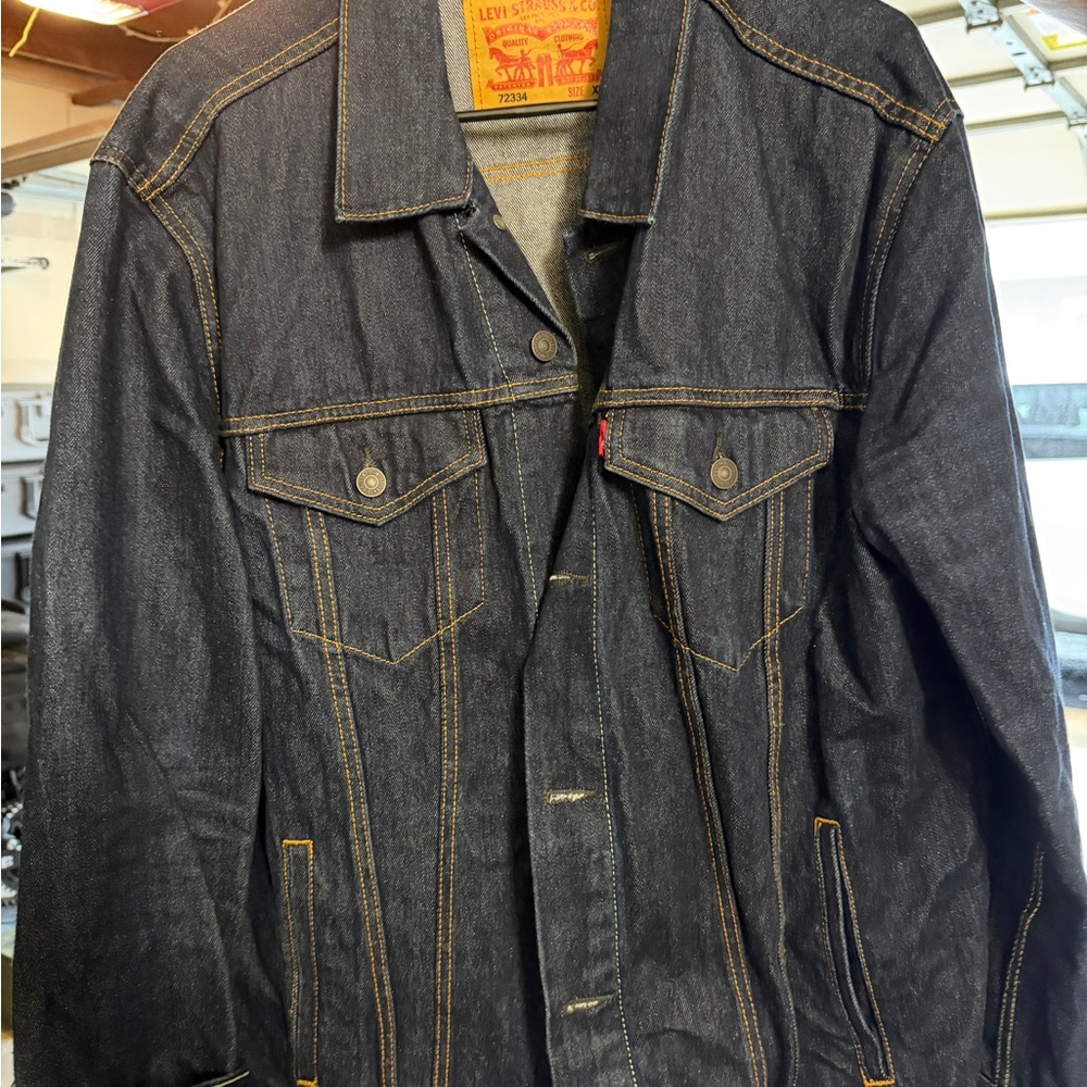 Levi's Men's Dark Indigo Denim Jacket